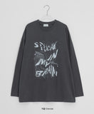 Kan Love Printing Over Long Sleeve Tee