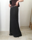 Tano Dot Lace Ribbon Long Skirt