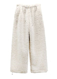 Madu Hairy Wide Fur Pants