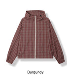 Davi Nylon Check Windbreaker