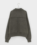 [unisex] Dilkari Washing Collar Knit Jacket Cardigan