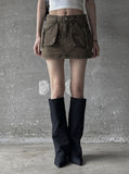 Ends Washing Cargo Skirt