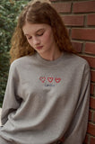 Caroline Chain Embroidered Sweatshirt