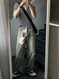 Icon Washing Wide Denim