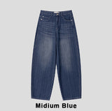 Miz Wide Stripe Denim Pants