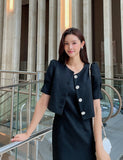 S/S Leviel Puff Tweed Jacket