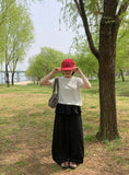 [BAONHAUS] Aruki Dot Crop Tee
