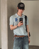 Horse Numbering PK Short Sleeve Collar T-Shirt