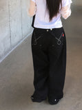 Onte Adjust Pocket Snap Wide Pants