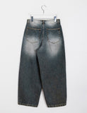 [unisex] Funmi washed cut balloon denim pants