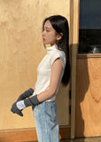 INVIVE HALF NECK SLEEVE T