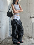 Hover Crack Pigment Big Pocket Cargo Pants