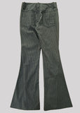 Pinstripe Bootcut Pants