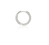 Essence Silver (Y) Tennis One Touch Earrings Slim L