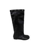 Snap Buckle Slouch Boots