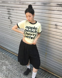 Beyou Lettering Ringer Short Sleeve T-Shirt