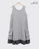 Lipf Pocket Sleeveless One Piece