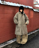 Pine Long Field Padded Hooded Jumper