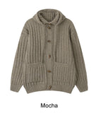 Ender Toggle Hooded Knit Cardigan