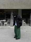 Green Corduroy Corduroy String Pants