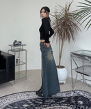 Ruchen ribbon ball chain belt