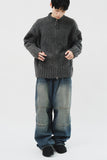 Mong Boucle Knitted Zip Up