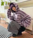 (WOOL) LAYERED BUTTON MINI SKIRT