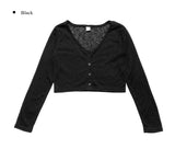 Tessa V Crop Cardigan