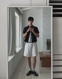 Luan Linen D-Ring Bermuda Shorts