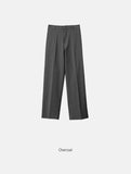 Leo Slit Semi Wide Slacks