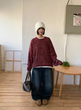 [unisex] Konde Bokashi Round Over Knit