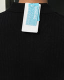 Ice Silk Collar Knit