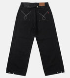 Utility loop wide pants