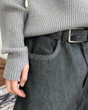 Hanen Fingerhole Hooded Knit