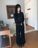 Kehin Cargo Bootcut Pants