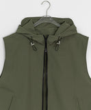 [Unisex] Colline Layered Nylon Hood Vest