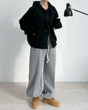 Hella Overfit Hooded Button Jacket