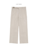 Gurkha belt semi-wide slacks