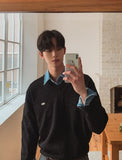 Mar Crop Cutting Denim Shirt