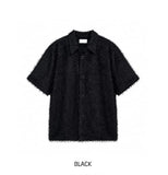 Robin Hairy Collared Short Sleeve Cardigan