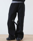Dio strap cotton pants