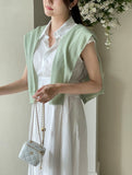 Its V-neck Summer Knit Cardigan