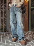 Bonnie Low Rise Wide Denim Pants