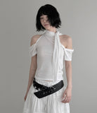 Lea Scarf Halter Off-Tee
