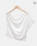 Juneck Rose Lace Off-Shoulder Short Sleeve T-Shirt