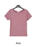 Rain Stripe Tension Short Sleeve