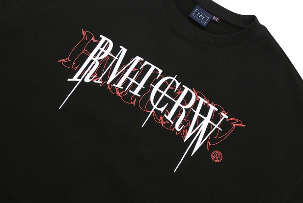 [ROMANTIC CROWN]★VOLUME LOGO CREWNECK ROMANTIC CROWN (ロマンティック クラウン) - ボリュームロゴ