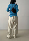 [unisex/FW] Adjust One-Tuck Wool Wide Slacks