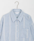 Jyuimi Summer Stripe Roll-up Over Short Sleeve Shirt