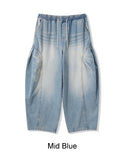 Hender Balloon Pintuck Denim Pants